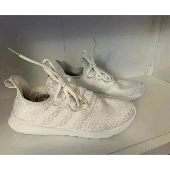 Adidas Shoes - Adidas Cloudfoam Pure 2.0 Women's White Running Shoes Lace Up Athletic Size 9